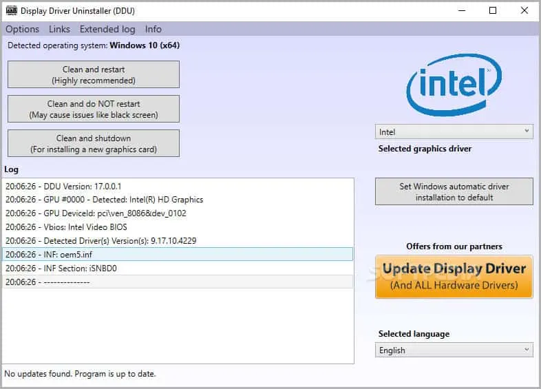 Display Driver Uninstaller