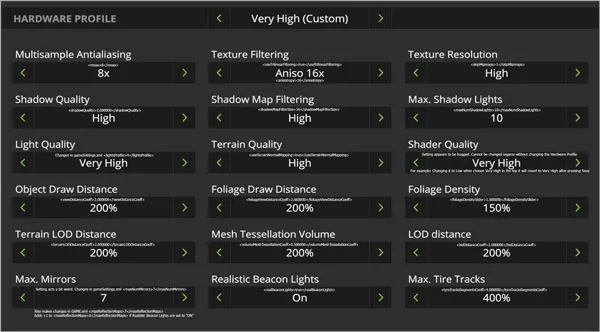 Lower In-Game Settings