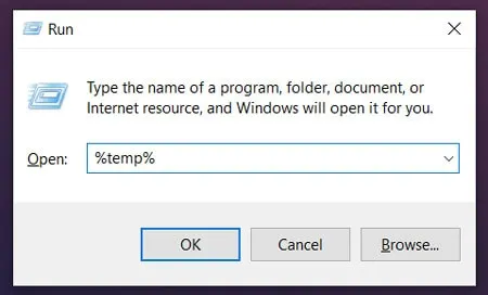 temp folder