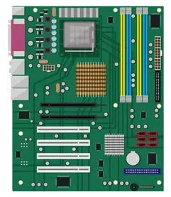 Handling the circuit board and the GPU hastily