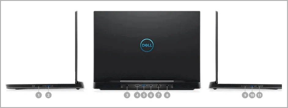 Dell G5 15 IO Ports